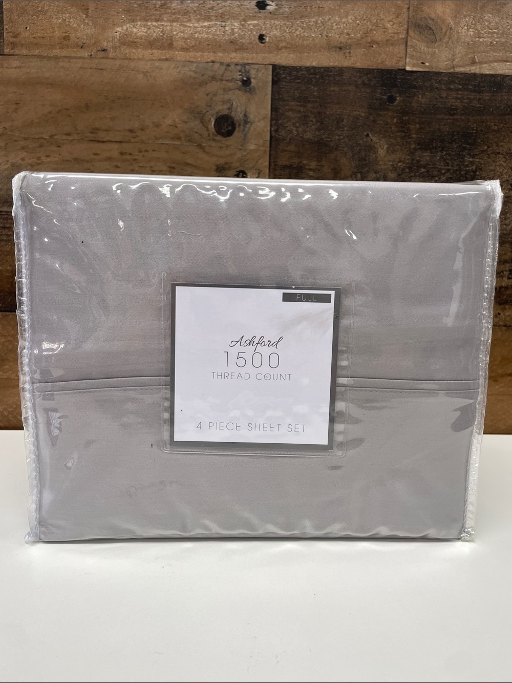 John Ashford 1500 Thread Count Sheet Set in Light Gray